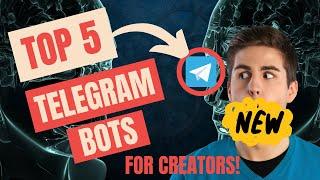 Telegram Bot - Best Telegram Bots 2022 | Best Telegram Bots | Top 5 Telegram Bots