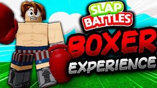 The BOXER Glove Experience - Slap Battles Roblox