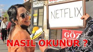 NETFLIX NASIL TELAFFUZ EDİLİR ? - SARI MİKROFON