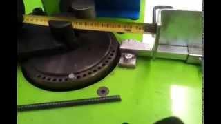 How to fold special pieces with stirrup bender SIMA Star 16