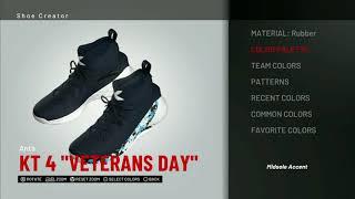 NBA 2K19 Shoe Creator | Anta KT 4 "Veterans Day"