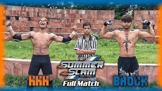 WWE India  Brock Lesnar vs Triple H | SummerSlam 2024 Full Match | Backyard Wrestling