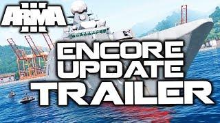 ArmA 3 ENCORE FANMADE TRAILER ►NEW NAVAL DESTROYER + STATIC AA + RADAR