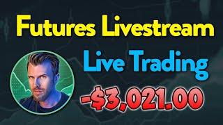 -$3,021.00 Loss - LIVE Day Trading! Market Clubhouse Futures Livestream - January 10th, 2025