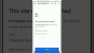 How to Fix This site can't be reached in Android Mobile || this site cannot be reached google chrome