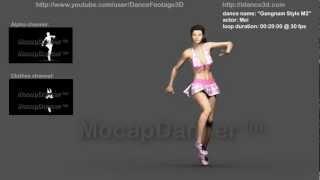 GANGNAM STYLE M2 - 3D Motion capture dance footage preview  |  3d animation video | by MocapDancer