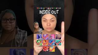 'ENNUI Inside Out Makeup Transformation #InsideOut2 #newemotions #illusionmakeup #reaction