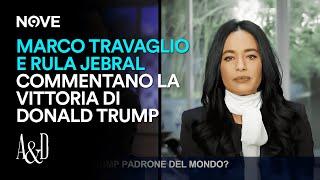 Marco Travaglio e Rula Jebral commentano le vittoria di Donald Trump | Accordi e Disaccordi