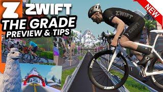 FIVE Tips for Success on The GRADE // Preview of the New ZWIFT Road!