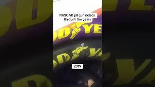 Here is what NASCAR pit guns have sounded like the past 10 years! #NASCAR #pitcrew