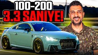 1300 Beygirlik Audi TT RS! | Motosikletleri Geçen Audi!