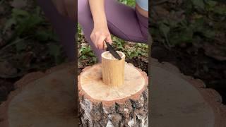 Girl reveals a useful Outdoor Hack! #survival #camping #mellow