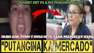 HALA VP SARA NANGGIGIL KAY MERCADO! PUNO'T DULO NG LAHAT NG ITO NG DAHIL SA MATANDANG TO!