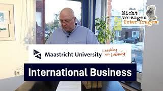 International Business studieren an der Uni Maastricht