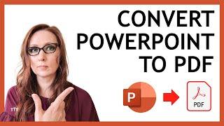 Convert PowerPoint to PDF | 2 Different Ways (no special software required!)