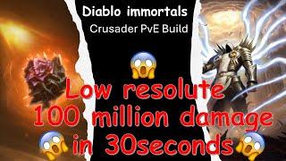 Diablo immortal Crusader build HIGH DAMAGE