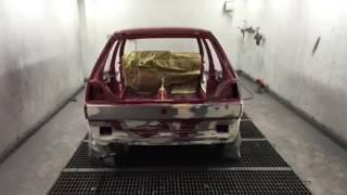 Restoration 1991 VW Golf 2 MK II Porsche Modegrau