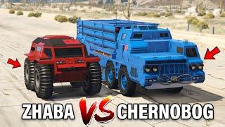 GTA 5 ONLINE - ZHABA VS CHERNOBOG (WHICH IS BEST?) | SHERP ATV VS MAZ-543M