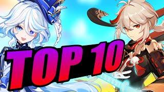 TOP 10 Support characters in Genshin Impact 4.8