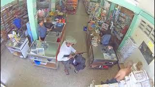 Robbery caught on CCTV camera