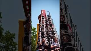 Riders Are SHOOK After Riding Intimidator 305  #shorts #rollercoaster #reaction