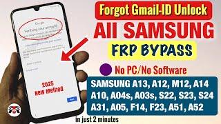 BOOM Finally All Samsung FRP Bypass Method 2025 | Samsung Google Account Remove | Samsung Frp Unlock