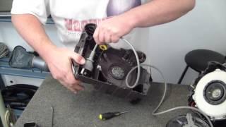 How to replace a Dyson DC19 cord retract unit