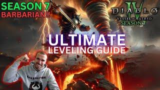 Diablo 4 Season 7: Ultimate Barbarian Leveling Guide!