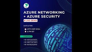 Azure Fundamentals, Azure Networking and Azure Security | AZ-700 | AZ-500 | Demo | By Sumit Sir