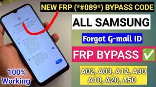 All Samsung A02/A03/A12/A30/A10/A20/A50 FRP Bypass 2024 | All Android Version Google Account Remove