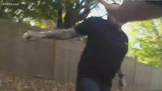 Bodycam footage released of stabbing assault on Woodbury police officer