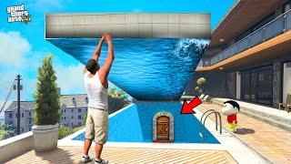 Franklin Found Door Under Swimming Pool in GTA 5 !