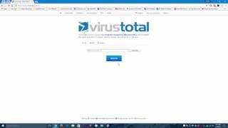 Using VirusTotal to Scan For Malware