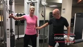 Single Arm Rock Crushers |Cable Machine Exercise | Dr. Steven Smith