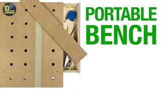 Portable Bench Build [video 426][Gifted/Ad**]