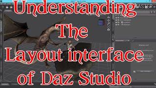 Daz 102: Understanding the Layout of Daz studio for Beginners