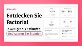 Entdecken Sie Factorial: eine All-in-One-Plattform für das Personalmanagement