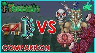 Terraria - Phantasm and Celebration vs Bosses | Comparison