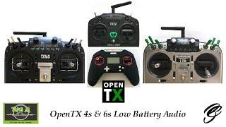 OpenTX 4s & 6s Low Battery Audio Warnings