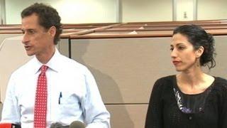 Anthony Weiner and Wife, Huma Abedin, Address the Public