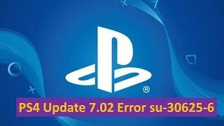 How to Fix PS4 Update 7.02 Error su 30625 6