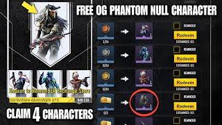 How To Unlock Get Free Phantom Null OG Character Skin in Season To Remember Event Cod mobile 2024