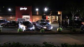 WENDY'S PARKING LOT KNIFE FIGHT    Suspect reportedly approached victim in drive thru line yelling “