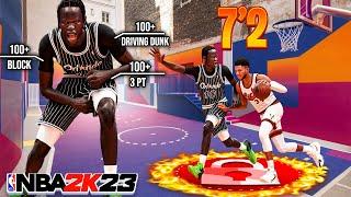 *GAMEBREAKING 7’2” BOL BOL* BUILD W/ 100+ INTERIOR DEFENSE on NBA 2K23! (BEST CENTER/BIG MAN BUILD!)