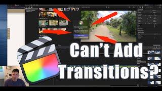 Problems with inserting transitions in Final Cut Pro X | Solved!