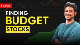 Finding Stocks in Focus - Budget 2024 | Weekend Research with Shashank Udupa