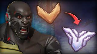 TOXIC Unranked to GM on Doomfist (Rank 1 Peak) | Overwatch 2