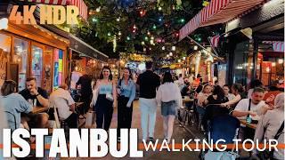 This is the Real Istanbul: Karakoy Weekend Vibes - 4K HDR Walking Tour Experience!