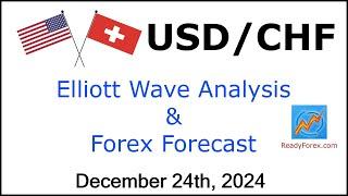 USD CHF Elliott Wave Analysis | Forex Forecast | December 24, 2024 | USDCHF Analysis Today