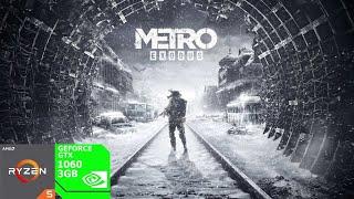 Metro Exodus - GTX 1060 3Gb - Ryzen 5 1600AF - 16Gb RAM [Benchmark / Gameplay]